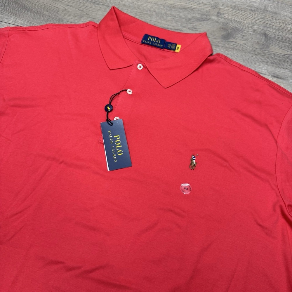 NWT Polo Ralph Lauren Red Classics Polo Men's Sz 3XB Preppy Casual READ
